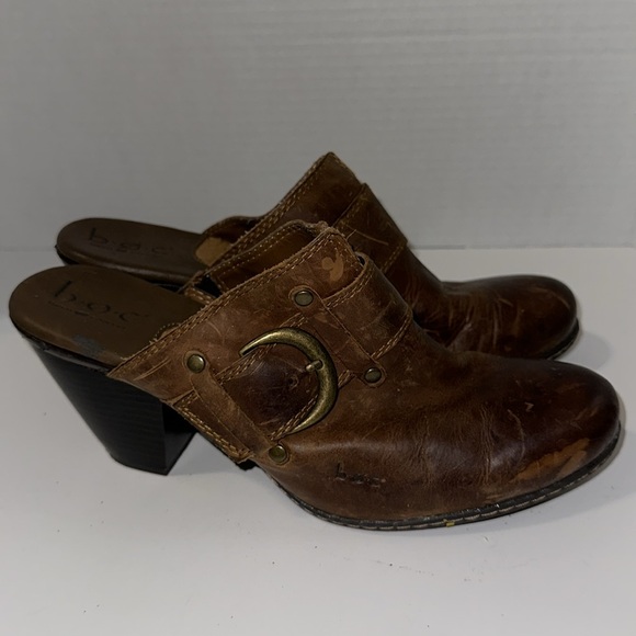 BOC Born Concept Shoes Womens 9 M Clogs Mule Loafers Slip On Heel Veganleather - Picture 10 of 16